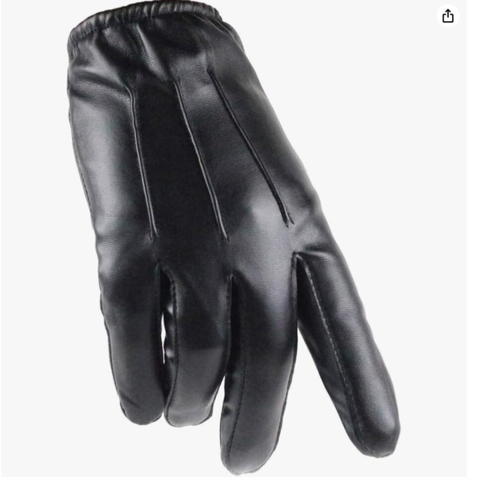 Man's Leather Touchscreen Gloves - image 7
